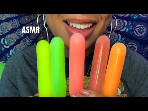 ASMR | Eating Fruity Iceee dessert🍍🥭🍏🍇 No Talking