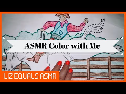 [ASMR] Color with Me Part 2 | Soft Spoken | Liz Equals ASMR