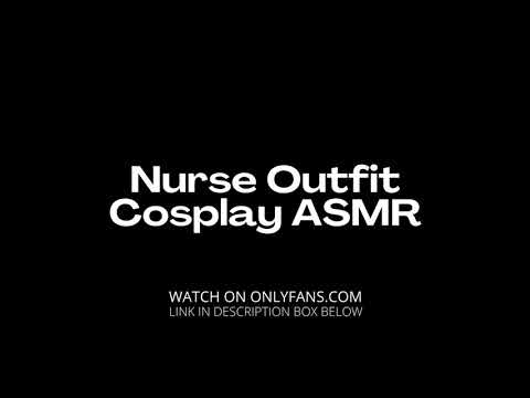 Watch on OnlyFans | Nurse Outfit Cosplay ft. Sheer Pantyhose ASMR