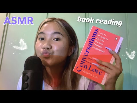 ASMR | reading you to sleep 😴 ~close up whispering~