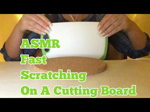 ASMR Fast Scratching On A Cutting Board