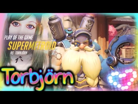 Overwatch - Quick Guide to Torbjörn ░ Girl Gamer ♡ Let's Play, Turret Placement, Tips, POTG ♡