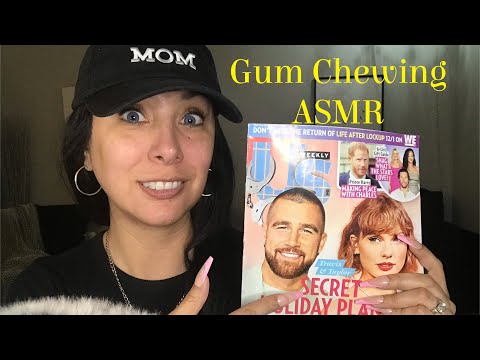 Gum Chewing ASMR: Gossip Magazine Gum Chew n Flip Through