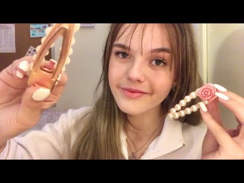 ASMR Relaxing Hair Clipping & Tapping