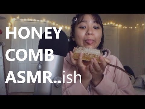 honeycomb eating asmr(ish)