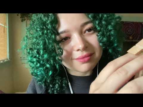 ASMR Clothes Pins! [Tip-Tap, Scratching, Whispering]
