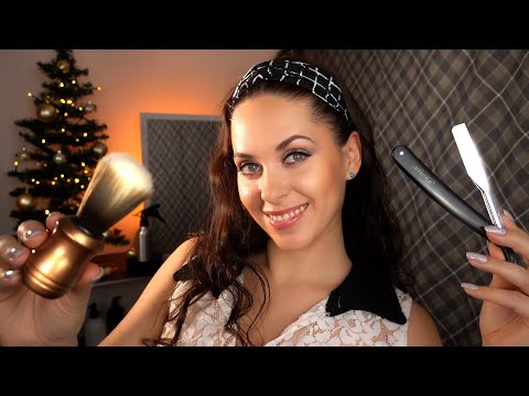 ASMR The BEST Haircut and Shave | BARBER SHOP roleplay