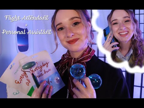 ASMR Private Jet 🛩, You're a Celebrity | Pampering You for Sleep 💤😴