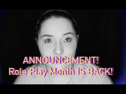 (Closed) ANNOUNCEMENT! Role Play Month IS BACK!