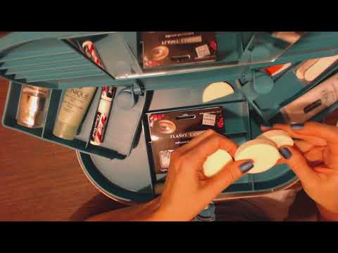 ASMR Whisper ~ Caboodles Makeup Kit Show & Tell (+ Tapping)