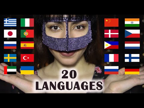 ASMR 20 DIFFERENT LANGUAGES Positive Affirmations ✨ RUSSIAN - ARABIC - GERMAN - TURKISH ...✨ WHISPER