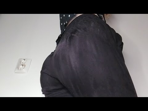 ASMR SCRATCHING MY PANTS - full version - my first ASMR video !!  tingly fabric sounds