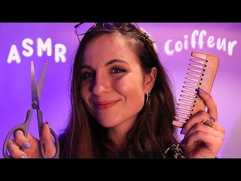 ASMR | ROLEPLAY COIFFEUR ✂️🧴Shampoing, coupe, massage