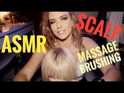 ASMR Gina Carla 😴 Scalp Brushing and Massage!