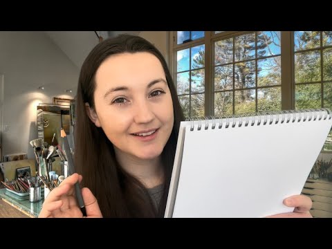 ASMR | Artist Sketches You Badly Roleplay ✏️ (Whispered, Pencil Sounds & Rambling)