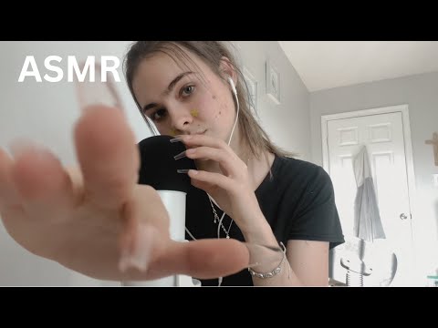 ASMR the best mic scratching ever with long nails (super tingly)