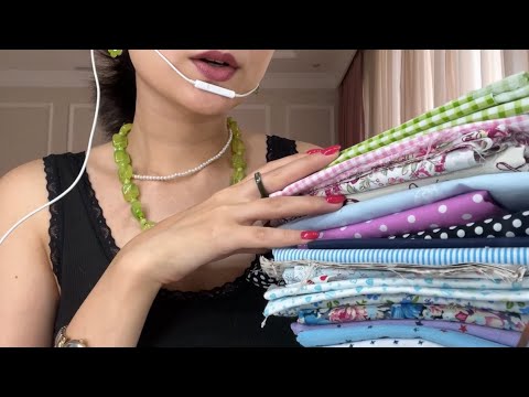 ASMR craft store 🧶🧵 roleplay (fabric, tea, turkish delight, calculator, whispering, tingly)