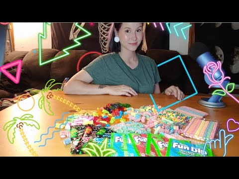 ASMR | My first Mukbang 😝 🌈 Rainbow Candy 🍬 FAIL 🙈