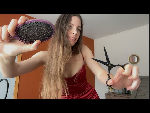ASMR Fast Chaotic Haircut By Recession Struck Hairdresser
