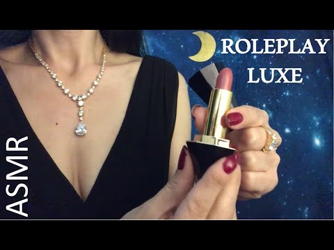 ASMR ROLEPLAY Luxe * make up de star * je te maquille