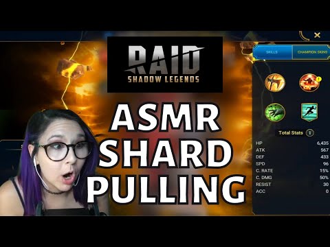 ASMR Pulling Sacred Champion Shards on Raid: Shadow Legends