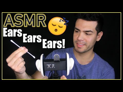 ASMR - Ears Ears Ears! Brushing & Personal Attention (Male Whisper for Sleep & Relaxation)