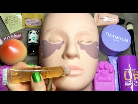 ASMR Skincare on Mannequin (Whispered)