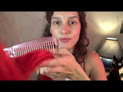 ASMR FR 🧙‍♀️ Je prends soin de tes cheveux de sorcière (brossage, halloween)