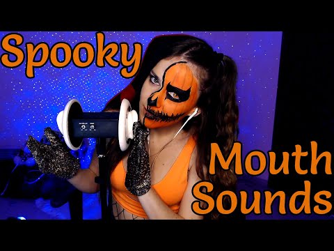 ASMR Halloween Mouth sounds Soft Satisfying triggers 🎃🧡