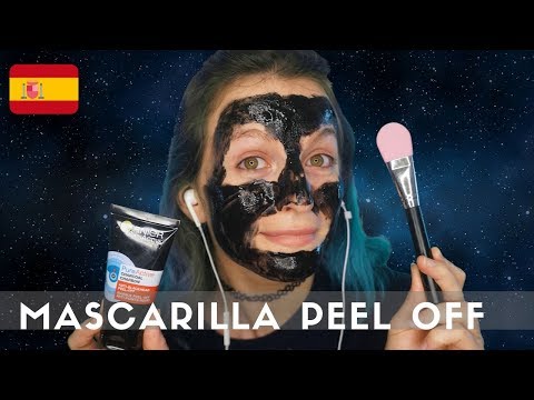 ASMR español 🇪🇸💤 Desmaquillado relajante 💆 Limpieza facial 💆 Rutina de noche 😴🌙 Mascarilla Pe