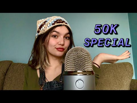 ASMR | 50K Special! YOUR Favorite Triggers (Fast & Aggressive) Mic Triggers, Mouth Sounds, Visuals +