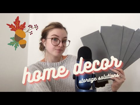 ASMR Close Up Whispering | Home decor, storage solutions, furniture