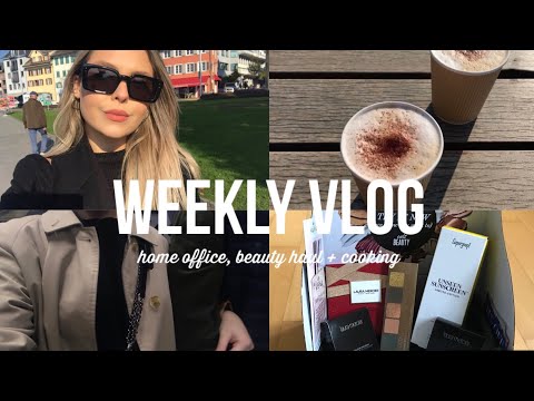 📍🇨🇭Weekly Vlog: Home Office, Beauty Haul, Selfcare, Brunch 🤎