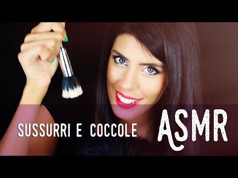ASMR ita - 💓 WHISPERING INTENSO e COCCOLE (Brushing e Hand Movements)