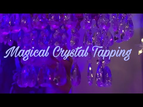 ASMR | Fancy Space Chandelier Helps You Sleep!  | tapping  + hand movements + long nails on jewels