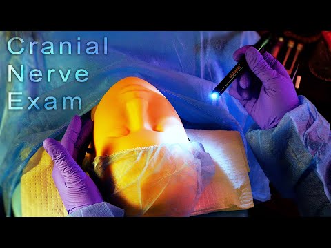 ASMR Cranial Nerve Exam | Soothing Light Triggers & Medical Attention