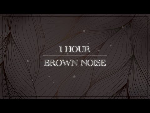 1 HOUR Smooth Brown Noise 432hz- To Focus, Relax and Sleep
