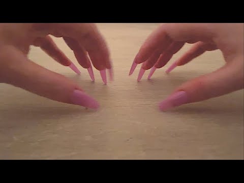 ASMR | Build up Floor camera tapping and scratching, scampering, long nails, no talking