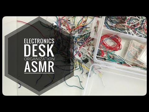 Electronics Desk Organizing ASMR