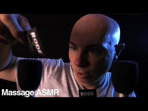 ASMR Whispering and Brushing Microphone Sounds