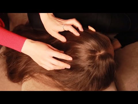 ASMR EXTREMELY TINGLY HAIR PLAY AND HEAD MASSAGE WITH MY SUBSCRIBER. NO TALKING. HAIR BRUSHING.