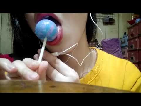 ASMR Eating Lollipop