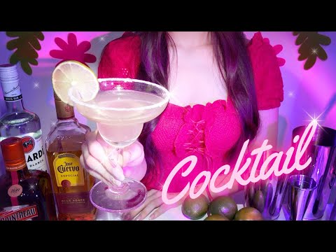 ASMR(Sub) A Cocktail At The Beach On A Summer Night🍸 The Cocktail That You Drink With Your Eyes