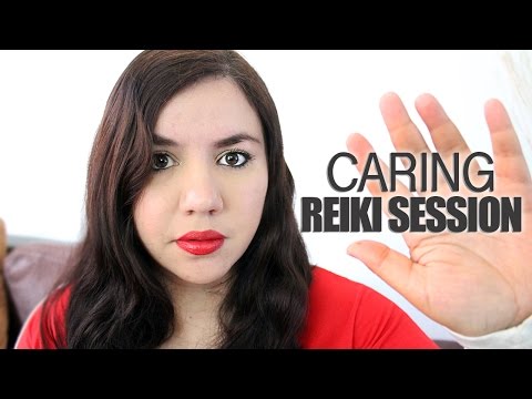 ASMR Soft Spoken REIKI Caring ROLE PLAY | Hand Movements