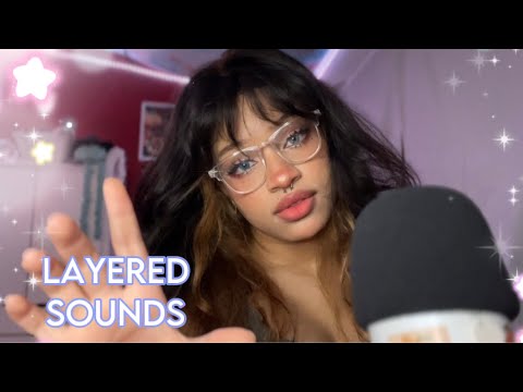ASMR🌙 Layered Sounds for ✧Guaranteed✧ Sleep💫 Clicking, Tapping, Mouth Sounds + interlinked