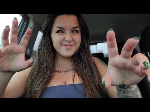 ASMR- Triggers In My Car! (Tapping & Scratching)