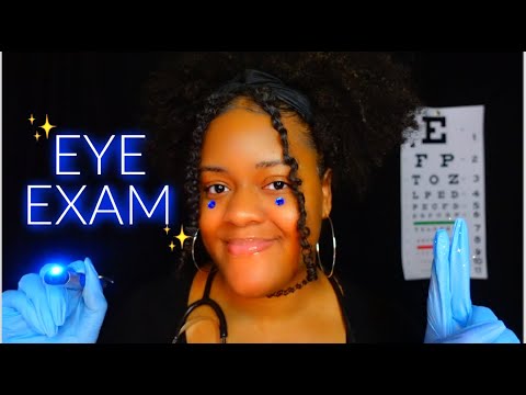 ASMR ✨😴 Relaxing Eye Examination & Inspection✨Visual Tests & Personal Attention for Sleep 💙✨