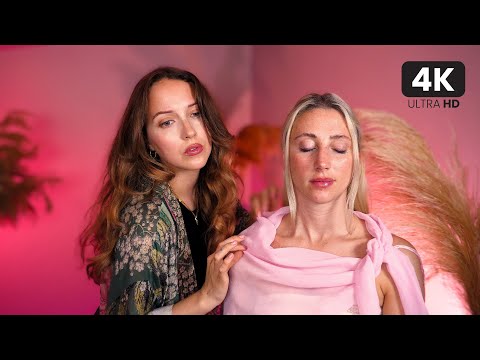 ASMR Perfectionist Scarf Draping, Make-Up & Hair Styling ✨Finishing Touches To Put You To Sleep