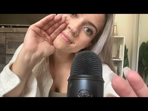 ASMR| Up Close Fast Mouth Sounds & Tippity Taps (minimal whispering)
