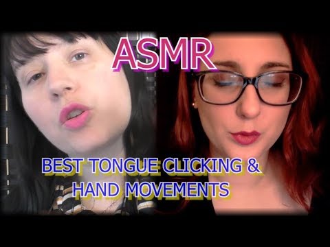 Relaxing Tongue Clicking & Hand Movements Collab with ASMR Alyssa - MEGA TINGLES -